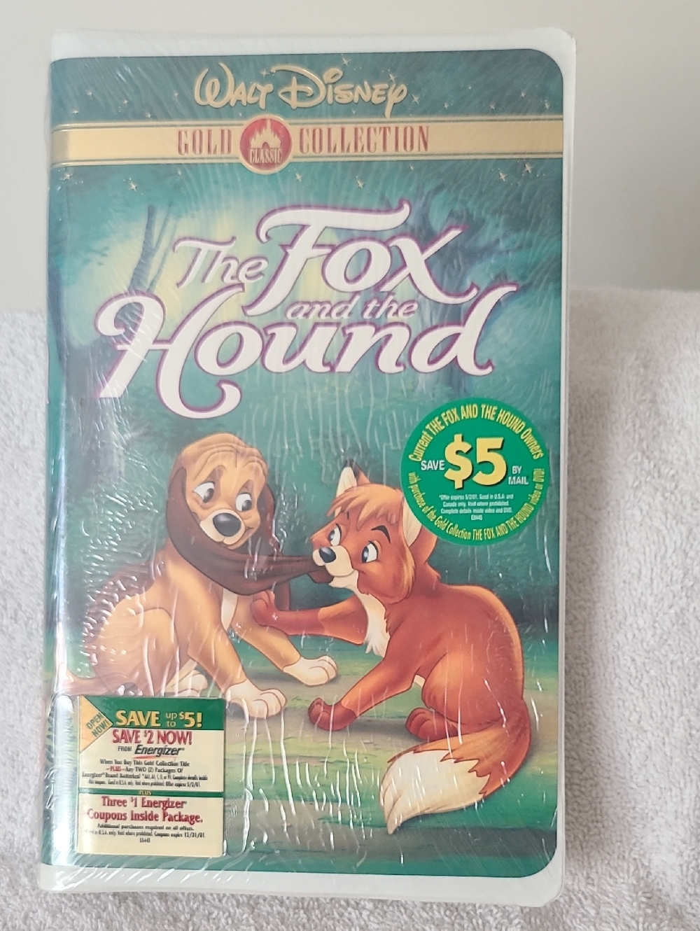 Walt Disney The Fox and the Hound Kids VHS - Green Cover